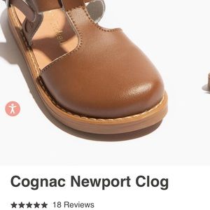 Freshly picked Newport clog in cognac